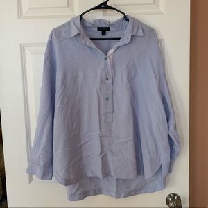 JCrew Oversized 3/4th Button Up